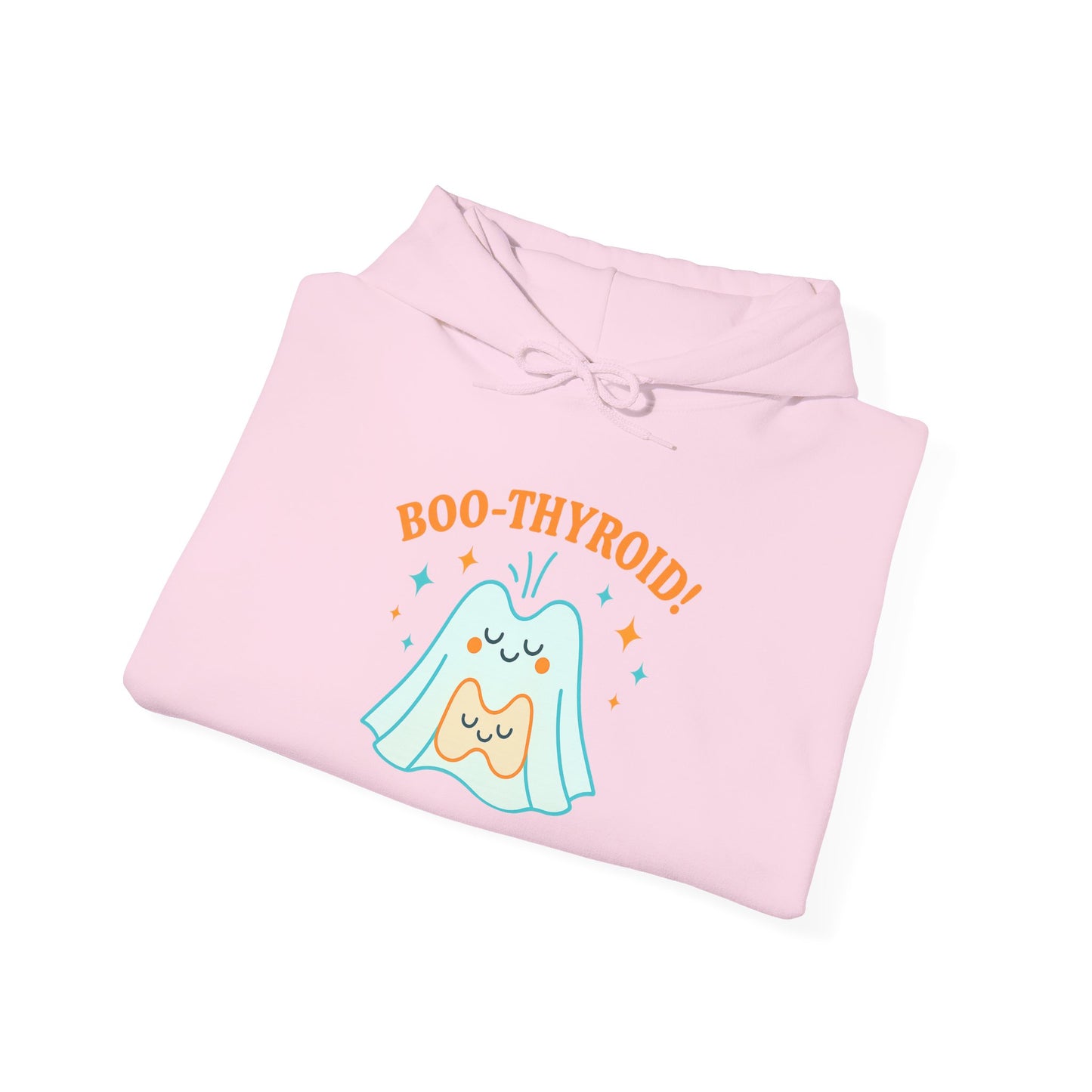 Boo-Thyroid! Unisex Heavy Blend Hoodie - Cute & Comfy Sweatshirt for Halloween, Gift, Cozy Wear, Funny Sweatshirt