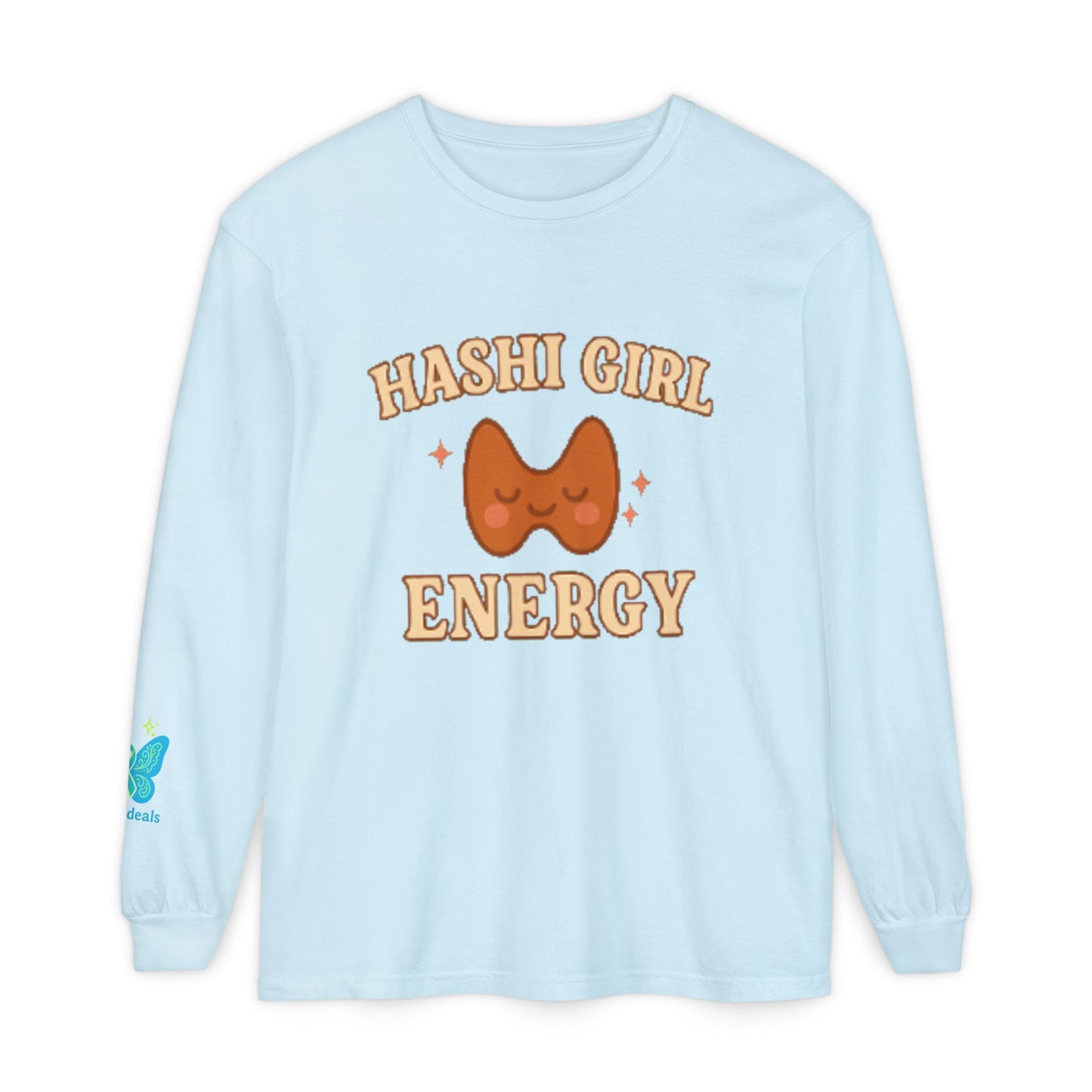 Hashi Girl Energy - Design Humorous - Laugh or Cry: I choose laugh! Funny Autoimmune Warrior, Fun apparel, unique gifts, Cozy casual wear, Present, casual, soft, everyday, empower, survivor, cotton