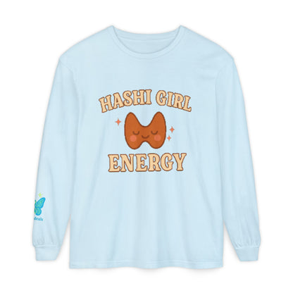 Hashi Girl Energy - Design Humorous - Laugh or Cry: I choose laugh! Funny Autoimmune Warrior, Fun apparel, unique gifts, Cozy casual wear, Present, casual, soft, everyday, empower, survivor, cotton