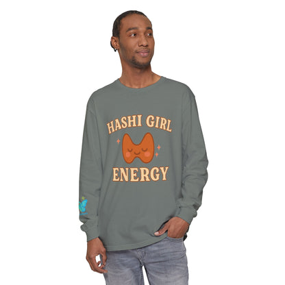 Hashi Girl Energy - Design Humorous - Laugh or Cry: I choose laugh! Funny Autoimmune Warrior, Fun apparel, unique gifts, Cozy casual wear, Present, casual, soft, everyday, empower, survivor, cotton