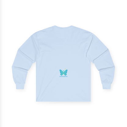 Cold Hands Warm Heart Unisex Long Sleeve Tee - Design Humorous - Laugh or Cry: I choose laugh! Funny Autoimmune Warrior, Fun apparel, unique gifts, Present, casual, soft, everyday, empower, survivor, cotton