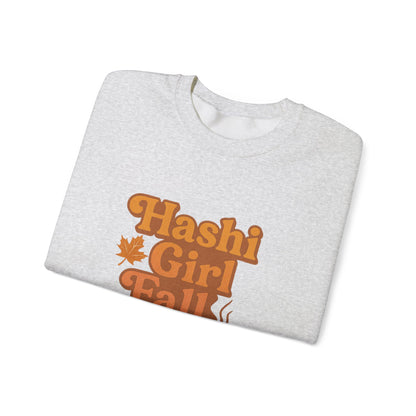 Hashi-girl Fall Crewneck Sweatshirt - Chronic Illness fun; Laugh or cry-I choose laugh! 50/50 cotton-polyester fabric, combining softness with lasting durability. Unisex Heavy Blend™ Crewneck Sweatshirt