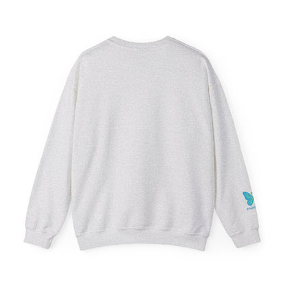 Hashi-girl Fall Crewneck Sweatshirt - Chronic Illness fun; Laugh or cry-I choose laugh! 50/50 cotton-polyester fabric, combining softness with lasting durability. Unisex Heavy Blend™ Crewneck Sweatshirt