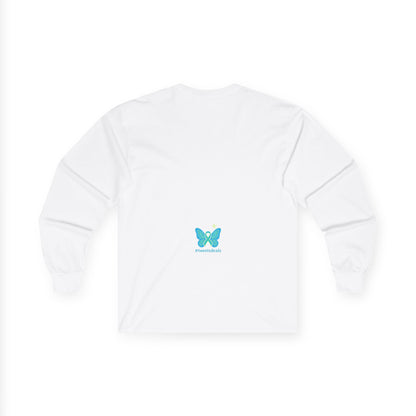 Cold Hands Warm Heart Unisex Long Sleeve Tee - Design Humorous - Laugh or Cry: I choose laugh! Funny Autoimmune Warrior, Fun apparel, unique gifts, Present, casual, soft, everyday, empower, survivor, cotton