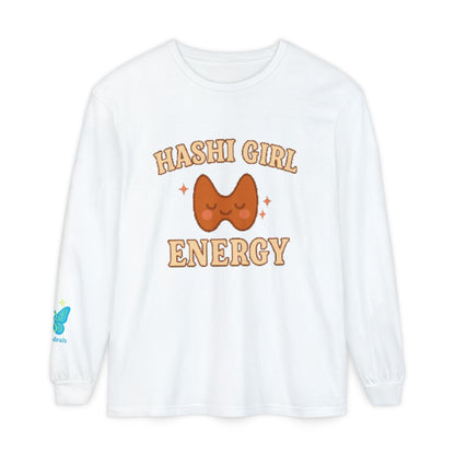 Hashi Girl Energy - Design Humorous - Laugh or Cry: I choose laugh! Funny Autoimmune Warrior, Fun apparel, unique gifts, Cozy casual wear, Present, casual, soft, everyday, empower, survivor, cotton